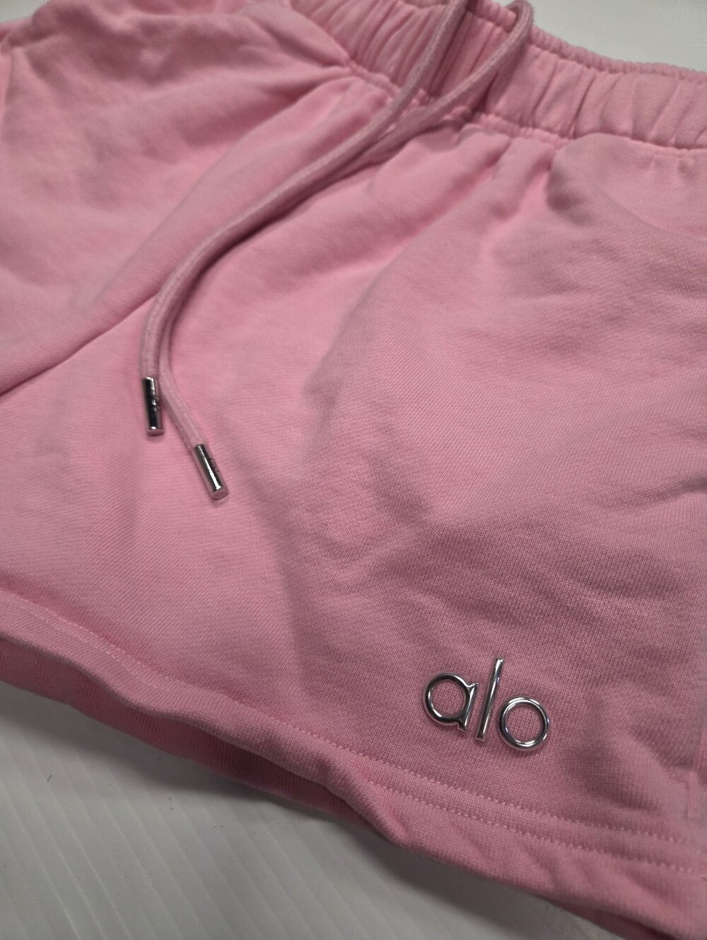 Alo Accolade Short Sweet Pink Bubblegum Shorts Athletic Drawstring Size S - Picture 3 of 6
